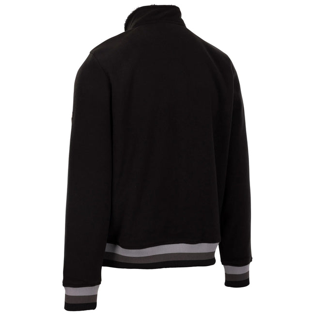 Black - Back - Trespass Mens Elford AT300 Fleece Top