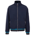 Navy - Front - Trespass Mens Elford AT300 Fleece Top