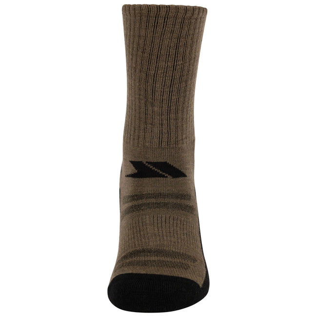 Olive - Pack Shot - Trespass Unisex Adult Averkin Socks