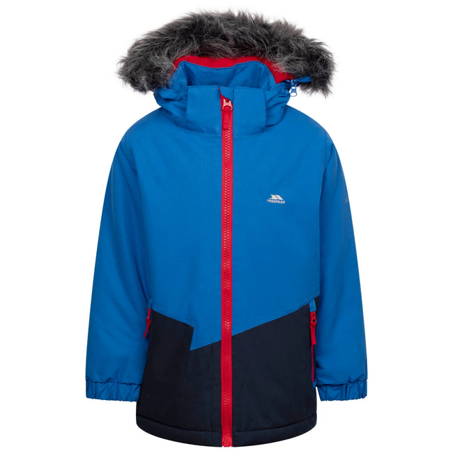 Blue - Front - Trespass Boys Deen Raincoat