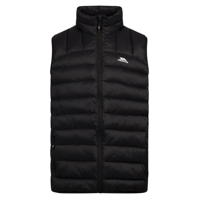 Black - Front - Trespass Mens Fergal Gilet