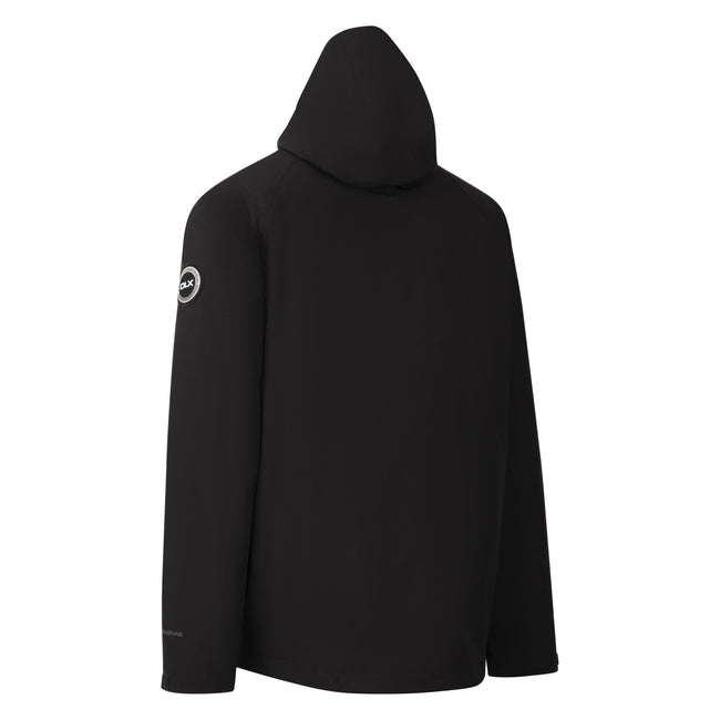 Black - Back - Trespass Mens Frederic 3 in 1 Raincoat