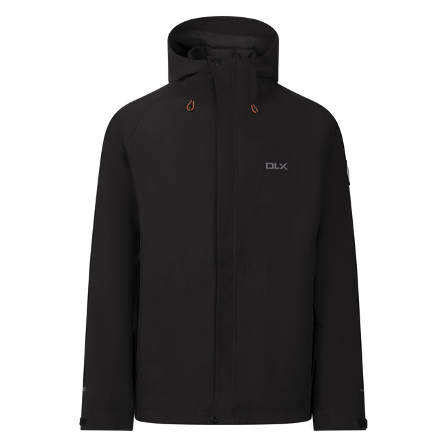 Black - Front - Trespass Mens Frederic 3 in 1 Raincoat