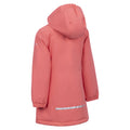 Soft Orange - Back - Trespass Girls Marybank Raincoat