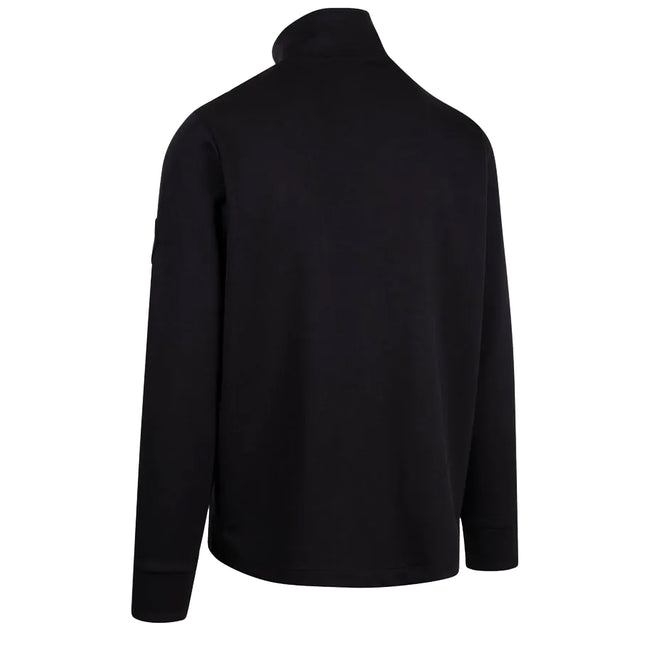 Black - Back - Trespass Mens David Hoodie