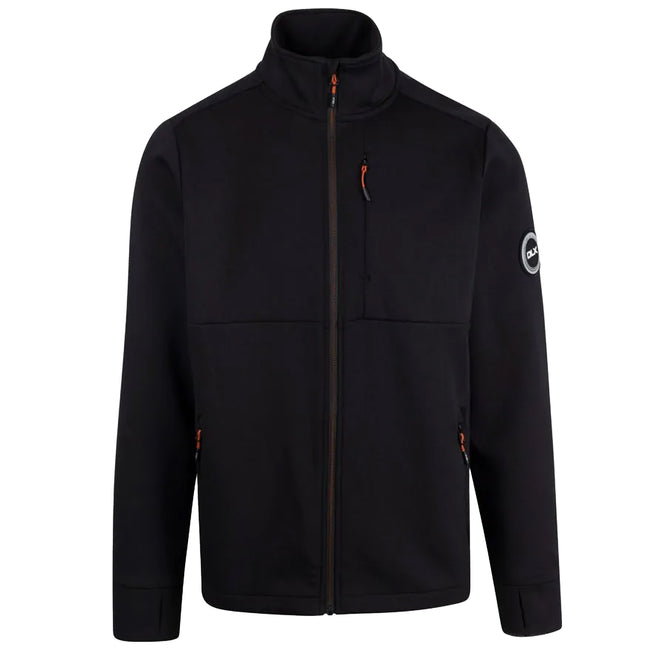 Black - Front - Trespass Mens David Hoodie