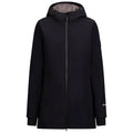 Black - Front - Trespass Womens-Ladies Priya Long Length Soft Shell Jacket