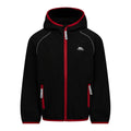 Black - Front - Trespass Childrens-Kids Belmoon Soft Shell Jacket