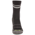 Black-Dark Grey - Front - Trespass Unisex Adult Dvander Socks (Pack of 2)