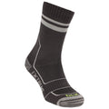 Black-Dark Grey - Lifestyle - Trespass Unisex Adult Dvander Socks (Pack of 2)