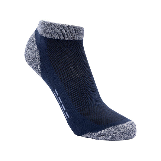 Navy-Blue - Front - Trespass Childrens-Kids Champ Sports Ankle Socks (Pack of 2)