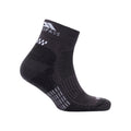 Charcoal-White - Side - Trespass Unisex Adult Champ Sports Socks (Pack of 2)