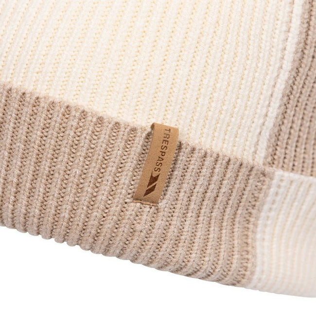 Soft Stone - Close up - Trespass Womens-Ladies Zariel Beanie