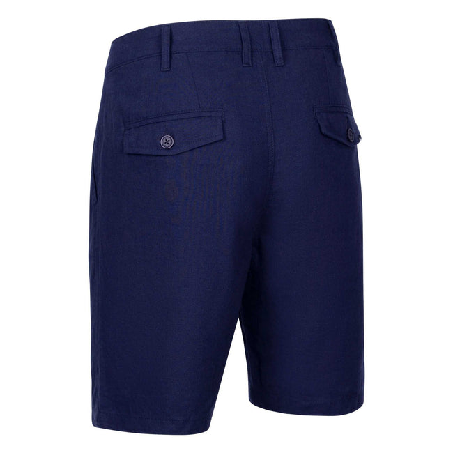 Navy - Back - Trespass Mens Leam Shorts