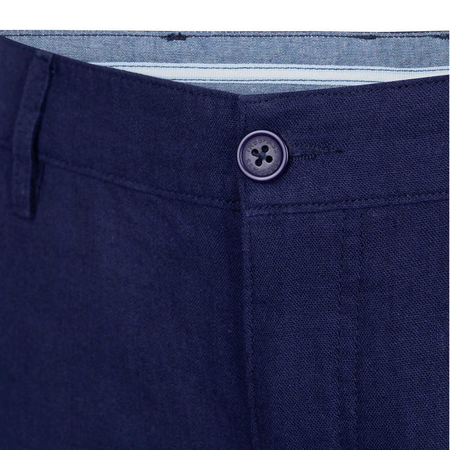 Navy - Side - Trespass Mens Leam Shorts