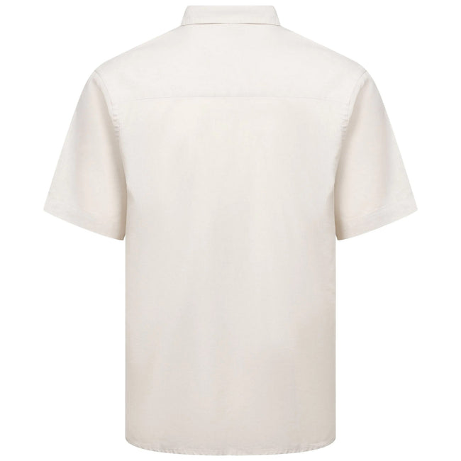 Soft Stone - Back - Trespass Mens Suntan Short-Sleeved Shirt