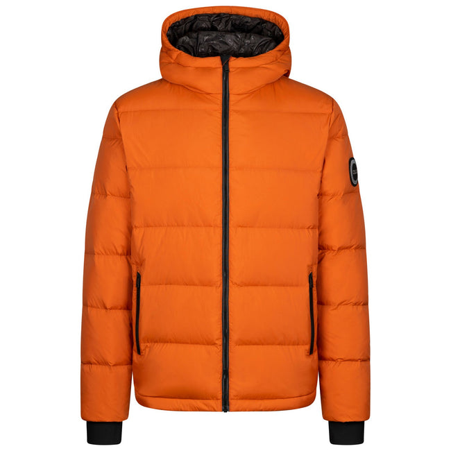Burnt Orange - Front - Trespass Mens Sergei DLX Down Jacket