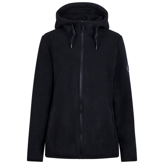 Black - Front - Trespass Womens-Ladies Leila DLX Fleece Jacket