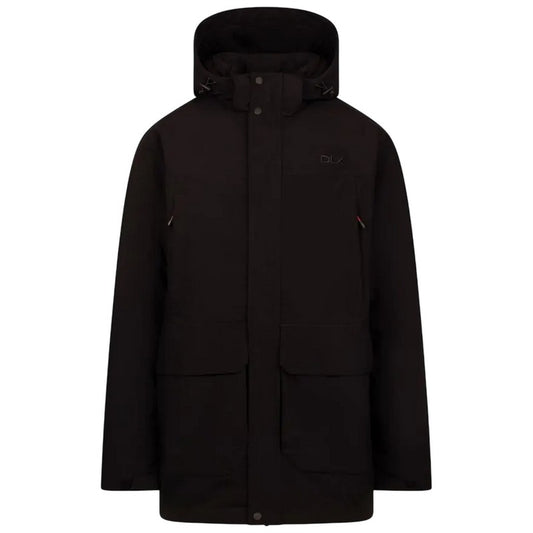 Black - Front - Trespass Mens Donahue DLX Padded Jacket