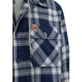 Navy - Lifestyle - Trespass Mens Randie Checked Shirt Jacket
