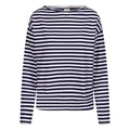 Navy - Front - Trespass Womens-Ladies Thelma Striped Top