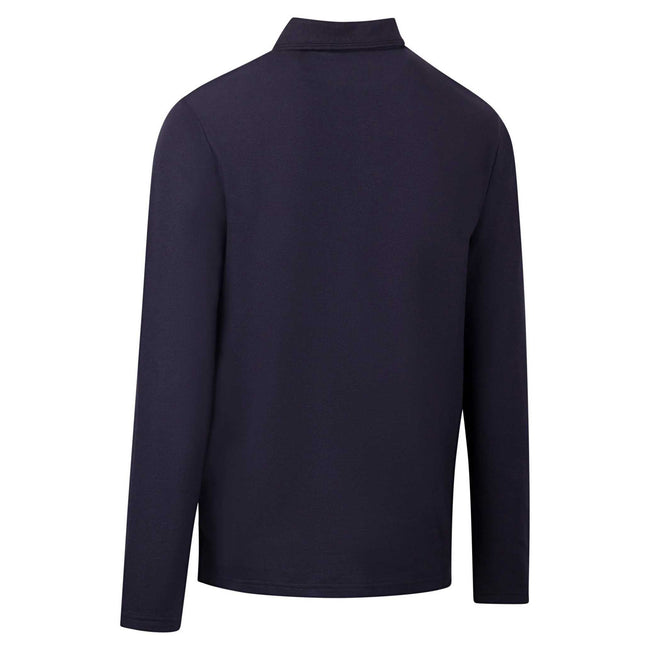 Navy - Back - Trespass Mens Leblanc Long-Sleeved Polo Shirt