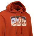 Burnt Orange - Side - Trespass Mens Norton Mountain Hoodie