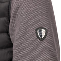 Mid Grey - Side - Trespass Mens Hanlonton Fleece AT200 Hybrid Jacket