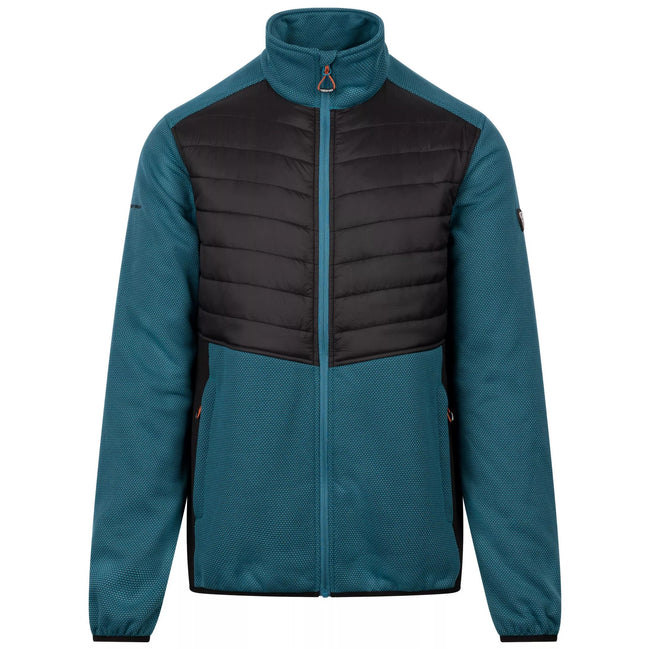 Bondi Blue - Front - Trespass Mens Hanlonton Fleece AT200 Hybrid Jacket