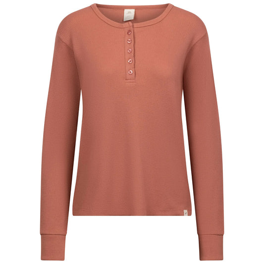 Clay - Front - Trespass Womens-Ladies Morvenna Long-Sleeved Top