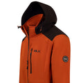 Burnt Orange - Lifestyle - Trespass Mens Durand DLX Soft Shell Jacket