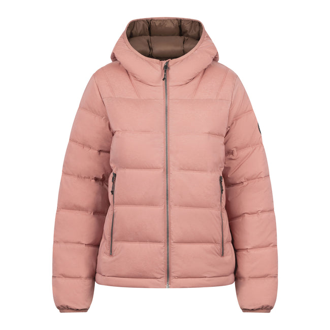 Clay - Front - Trespass Womens-Ladies Rollins Hooded Jacket