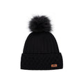 Black - Back - Trespass Womens-Ladies Sherbet Beanie