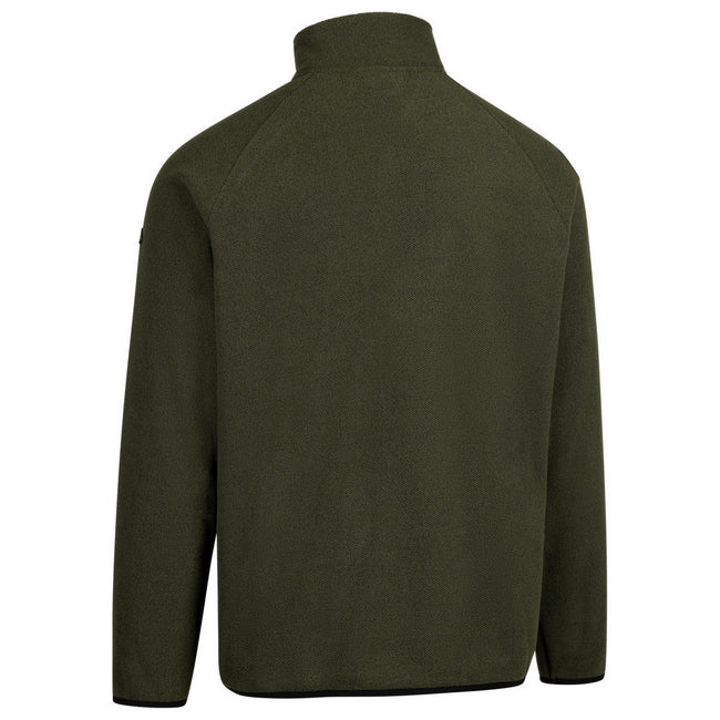 Dark Vine - Back - Trespass Mens Wetherill Fleece Top