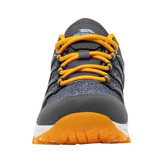 Storm Blue - Front - Trespass Childrens-Kids Ottie Waterproof Trainers