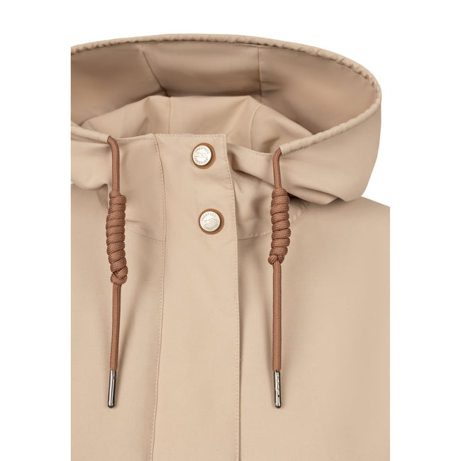 Light Sand - Side - Trespass Womens-Ladies Sasser Waterproof Jacket