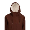 Chestnut - Side - Trespass Womens-Ladies Vailsom Waterproof Jacket