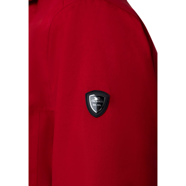 Red - Lifestyle - Trespass Womens-Ladies Claudel Waterproof Jacket