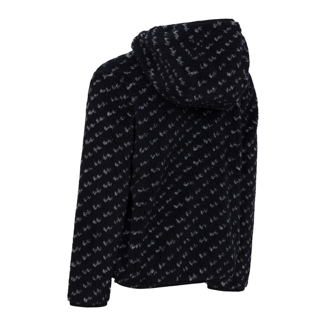 Black - Back - Trespass Childrens-Kids Frax Full Zip Hoodie