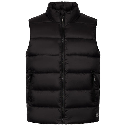 Black - Front - Trespass Womens-Ladies Simone Padded Casual Gilet