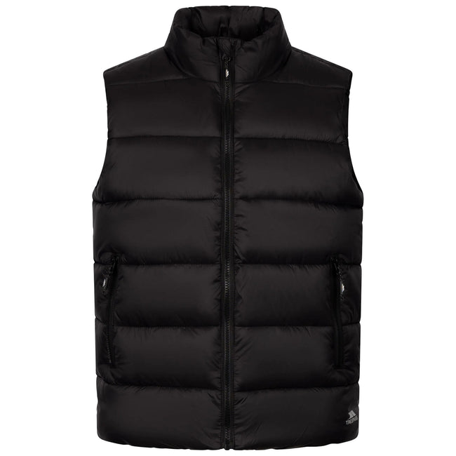 Black - Front - Trespass Womens-Ladies Simone Padded Casual Gilet
