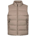 Sand - Front - Trespass Womens-Ladies Simone Padded Casual Gilet
