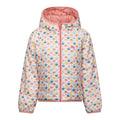 Mid Rose - Side - Trespass Childrens-Kids Dessie Reversible Padded Jacket