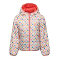 Soft Orange - Side - Trespass Childrens-Kids Dessie Reversible Padded Jacket