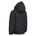 Black - Back - Trespass Boys Ryssa Logo Jacket