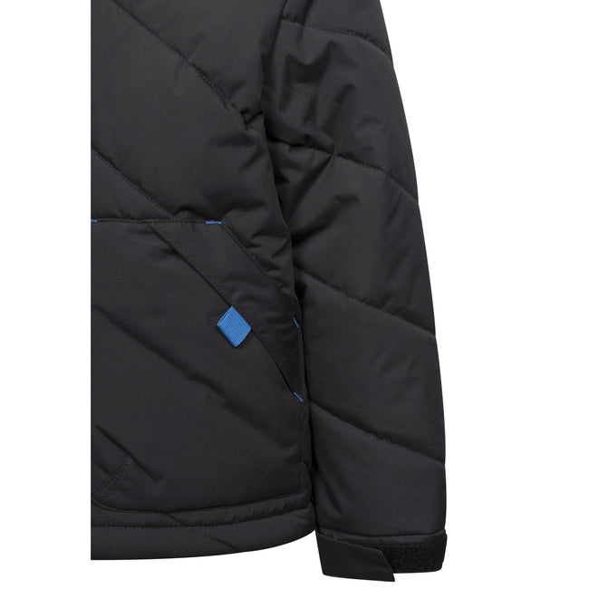 Black - Side - Trespass Boys Ryssa Logo Jacket