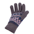 Grey - Back - Trespass Unisex Adult Shawny Gloves