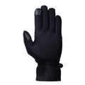 Black - Back - Trespass Unisex Adult Ainslee Sherpa Fleece Gloves