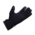Black - Side - Trespass Unisex Adult Ainslee Sherpa Fleece Gloves