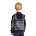 Navy - Lifestyle - Trespass Boys Broadleaf Contrast Striped Long-Sleeved Top
